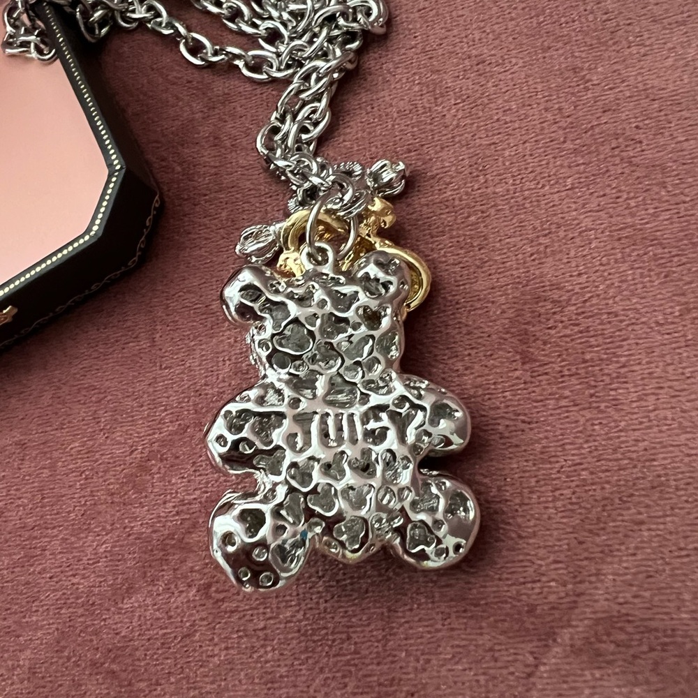 Juicy Couture King Bear Necklace Chain With Box View 5